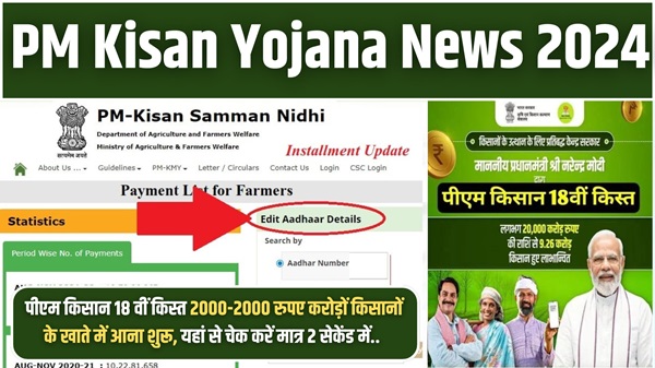 PM Kisan Yojana News