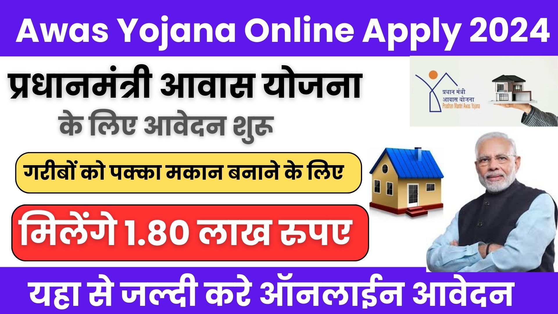 Awas Yojana Online Apply 2024