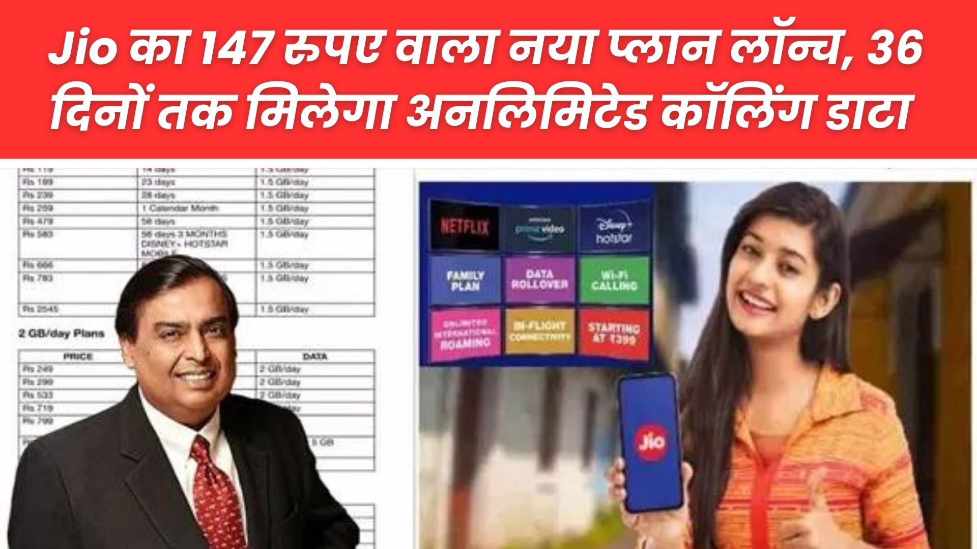 Jio Plan Latest 2024