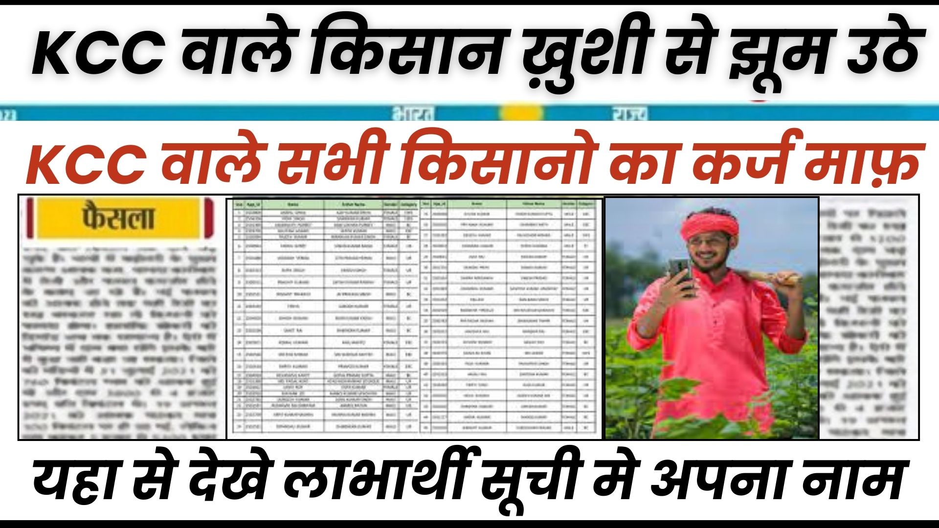 Kisan Karj Mafi List village wise