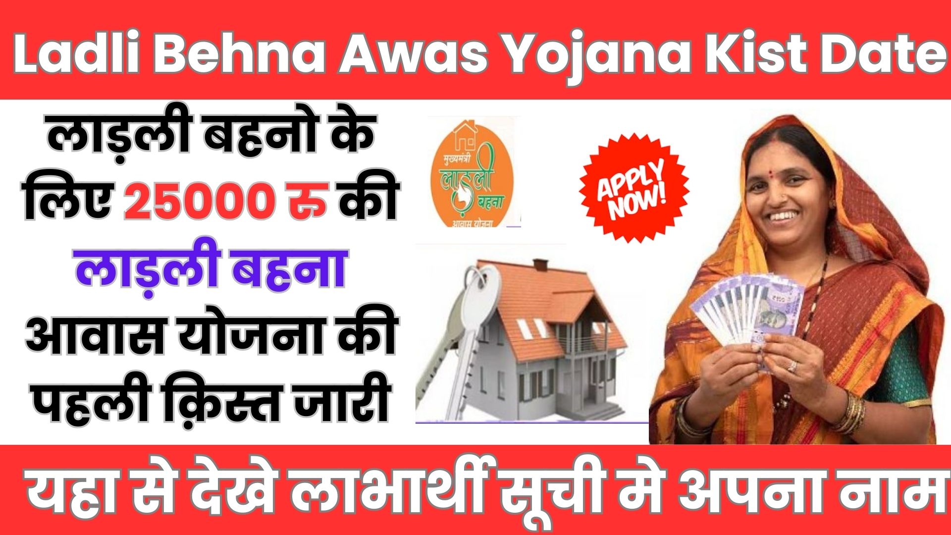  Ladli Behna Awas Yojana Kist Date